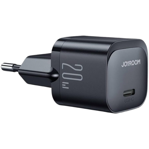 Joyroom (JR-TCF02) Incarcator Retea, 20W, 1xUSB-C, PD, Compact, BLACK