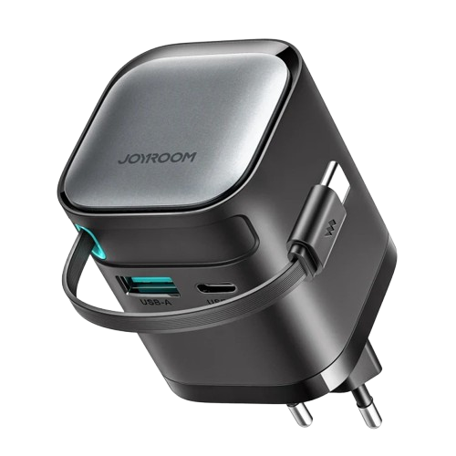 Joyroom (JR-TCF10) Сетевое зарядное устройство, 32 Вт, 2xUSB-C, 1xUSB-A, PD, QC 3.0, ЧЁРНЫЙ