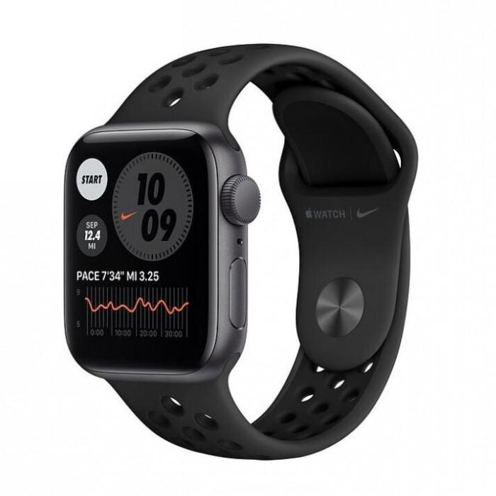 Apple WATCH Nike SE GPS 40mm Space Gray Aluminum Case with w. Anthracite/Black Nike Sport B.