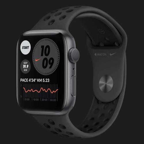 Apple WATCH Nike SE GPS 44mm Space Gray Aluminum Case with w. Anthracite/Black Nike Sport B.
