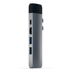 Satechi Aluminum Type-C Pro Hub Adapter with Ethernet Space Gray