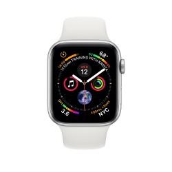 Apple Watch Series 4 40mm Silver Aluminium Case with White Sport Band