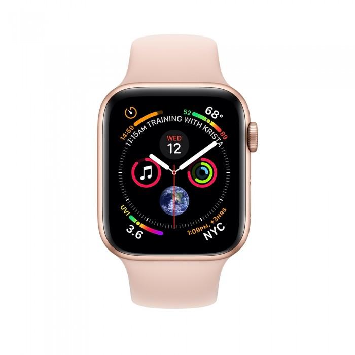 Apple Watch Series 4 40mm Gold Aluminum Case with Pink Sand Sport Band