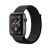 Apple Watch Series 4 40mm Space Gray Aluminum Case with Black Sport Loop