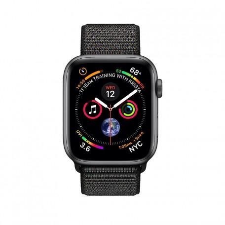 Apple Watch Series 4 40mm Space Grey Aluminium Case with Black Sport Loop