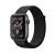 Apple Watch Series 4 44mm Space Gray Aluminum Case with Black Sport Loop