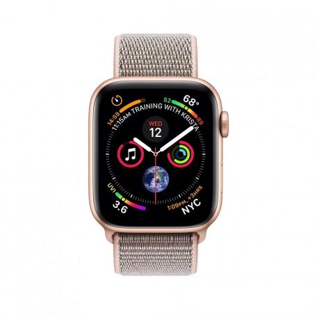 Apple Watch Series 4 40mm Gold Aluminium Case with Pink Sand Sport Loop (MU692)