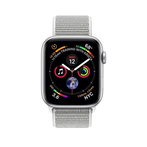 Apple Watch Series 4 44mm Silver Aluminium Case with Seashell Sport Loop