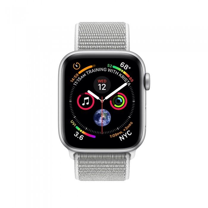 Apple Watch Series 4 40mm Silver Aluminium Case with Seashell Sport Loop