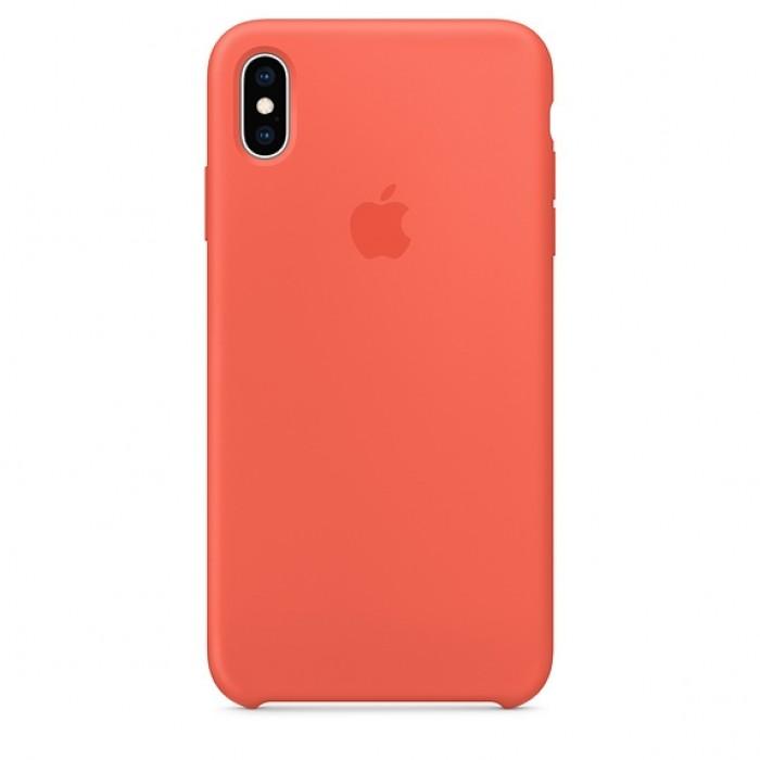 Чехол оригинальный iPhone XS Max Silicone Case — Nectarine