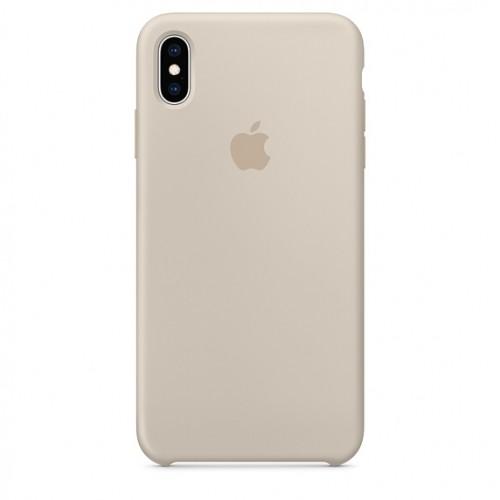Case original iPhone XS Max Silicone Case — Stone