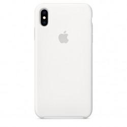 Чехол оригинальный iPhone XS Max Silicone Case — White