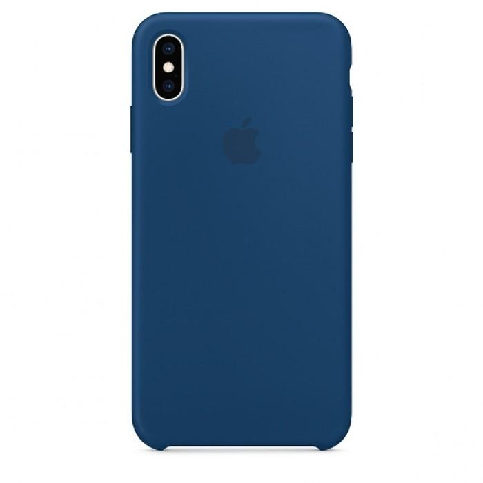 Чехол оригинальный iPhone XS Silicone Case — Blue Horizon