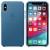 Cover original iPhone XS Leather Case – Cape Cod Blue