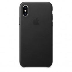 Чохол оригінальний iPhone XS Max Leather Case - Black