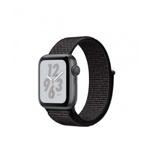 Apple Watch Series 4 Nike + 40mm GPS Space Gray Aluminum Case with Black Nike Sport Loop (MU7G2)