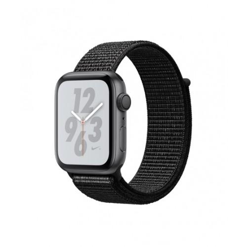 Apple Watch Series 4 Nike+ 44mm GPS Space Gray Aluminum Case with Black Nike Sport Loop