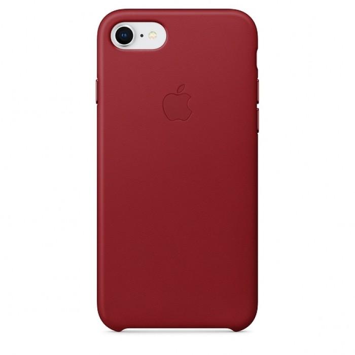 Чохол оригінальний iPhone 8 / 7 Leather Case — (PRODUCT) RED