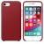 Cover original iPhone 8 / 7 Leather Case — (PRODUCT) RED