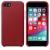 Cover original iPhone 8 / 7 Leather Case — (PRODUCT) RED