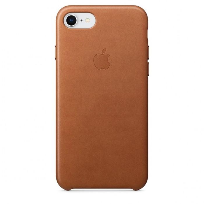 Чехол оригинальный iPhone 8 / 7 Leather Case — Saddle Brown