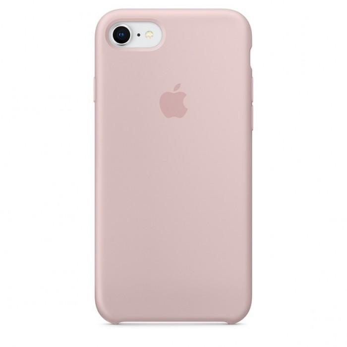 Чехол оригинальный iPhone 8 / 7 Silicone Case — Pink Sand