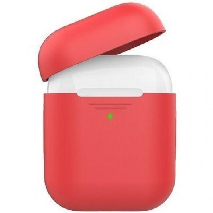 Silicone Case for Apple AirPods (RED)