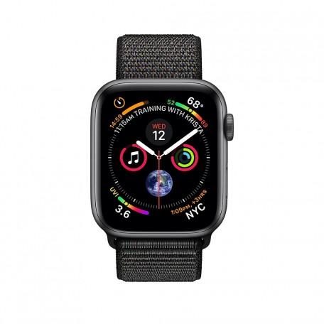 Apple Watch Series 4 40mm GPS+LTE Space Gray Aluminum Case with Black Sport Loop