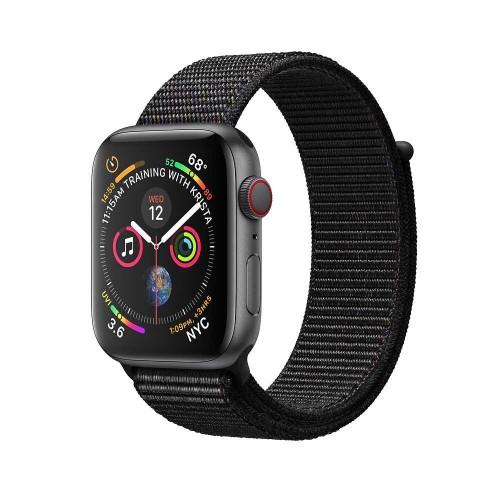 Apple Watch Series 4 44mm GPS+LTE Space Gray Aluminum Case with Black Sport Loop