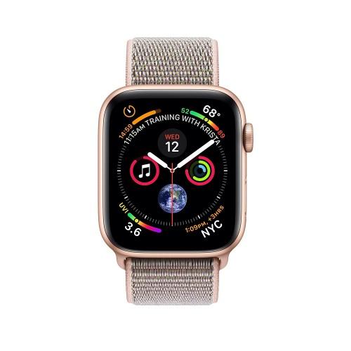 Apple Watch Series 4 40mm GPS+LTE Gold Aluminum Case with Pink Sand Sport Loop (MTUK2, MTVH2)