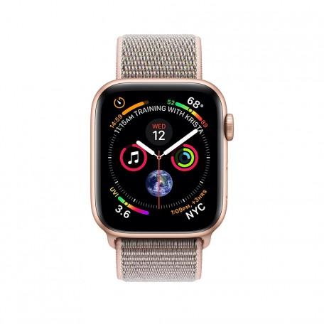 Apple Watch Series 4 40mm GPS+LTE Gold Aluminum Case with Pink Sand Sport Loop