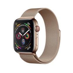 Apple Watch Series 4 44mm GPS+LTE Gold Stainless Steel Case with Gold Milanese Loop