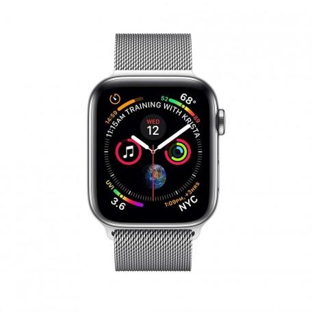 Apple Watch Series 4 40mm GPS+LTE Stainless Steel Case with Milanese Loop