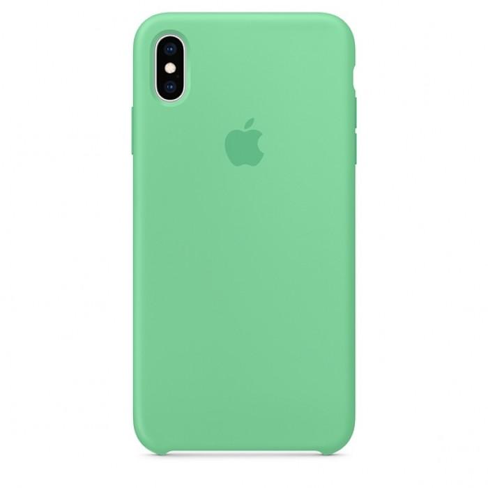 Чехол оригинальный iPhone XS Max Silicone Case — Spearmint