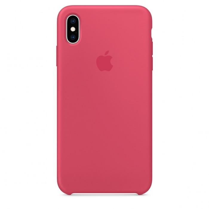 Original iPhone XS Max Silicone Case — Hibiscus