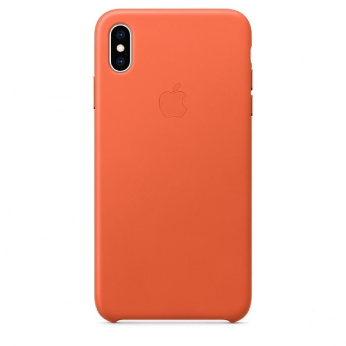 Чехол оригинальный iPhone XS Max Leather Case — Sunset