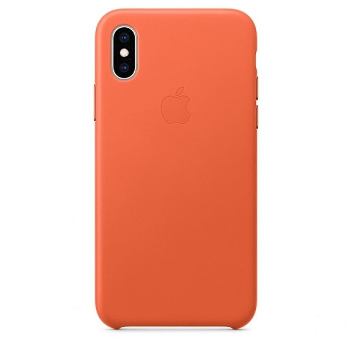 Чехол оригинальный iPhone XS Leather Case — Sunset