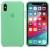 Cover original iPhone XS Silicone Case — Spearmint