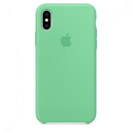 Чехол оригинальный iPhone XS Silicone Case — Spearmint