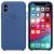 Чехол оригинальный iPhone XS Silicone Case — Delft Blue