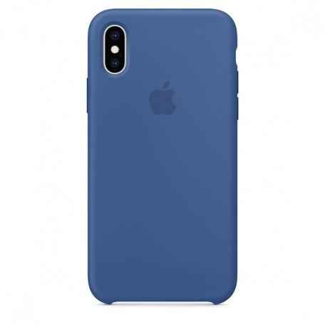 Чехол оригинальный iPhone XS Silicone Case — Delft Blue