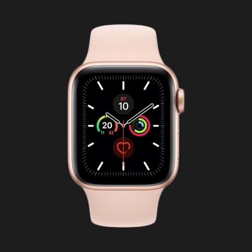 Apple Watch Series 5 40mm Gold Aluminum Case with Pink Sand Sport Band