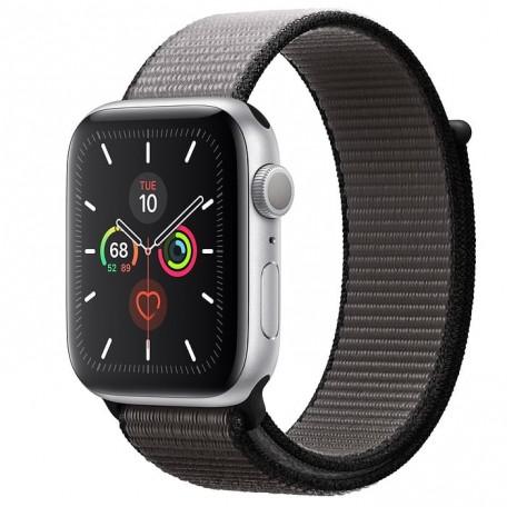 Apple Watch Series 5 44mm Silver Aluminium Case with Anchor Gray Sport Loop