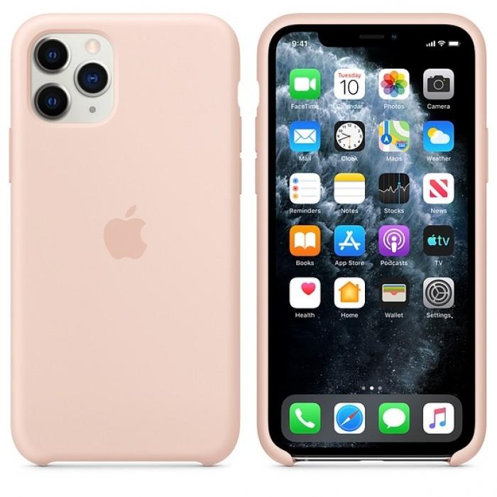 Чехол оригинальный iPhone 11 Pro Silicone Case — Pink Sand