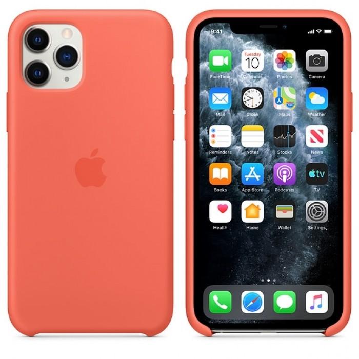 Чехол оригинальный iPhone 11 Pro Silicone Case — Clementine