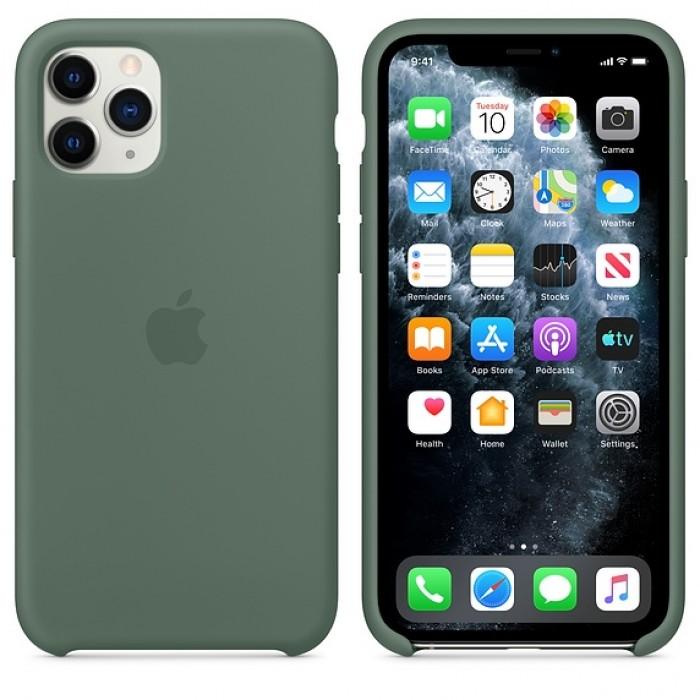 Original iPhone 11 Pro Silicone Case — Pine Green