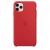 Original iPhone 11 Pro Max Silicone Case — Red