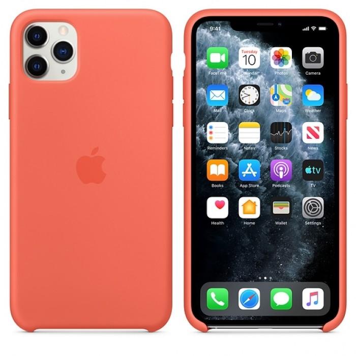 Чехол оригинальный iPhone 11 Pro Max Silicone Case — Clementine