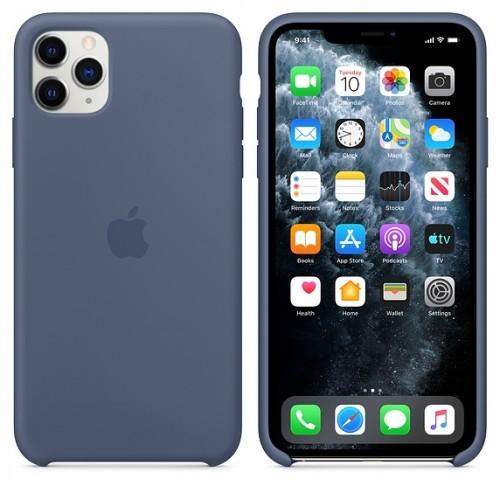 Original iPhone 11 Pro Max Silicone Case — Alaskan Blue