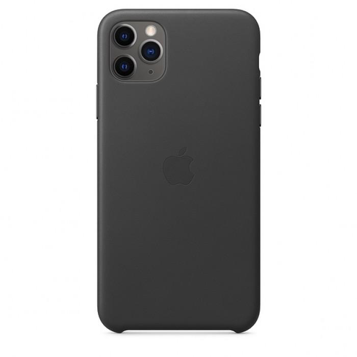 Чохол оригінальний iPhone 11 Pro Max Leather Case - Black